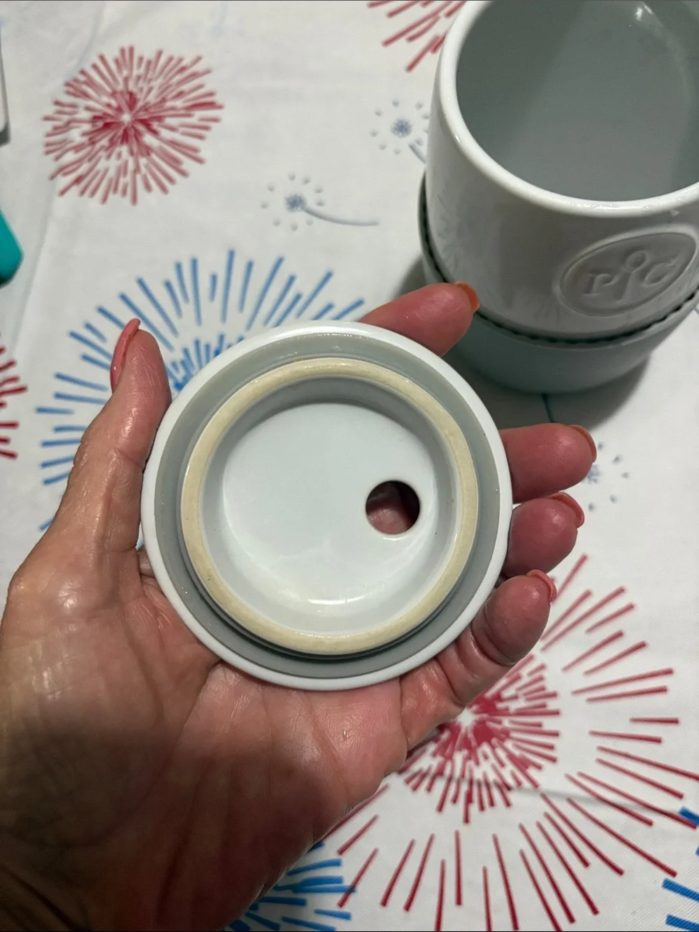 PAMPERED CHEF CERAMIC EGG COOKER